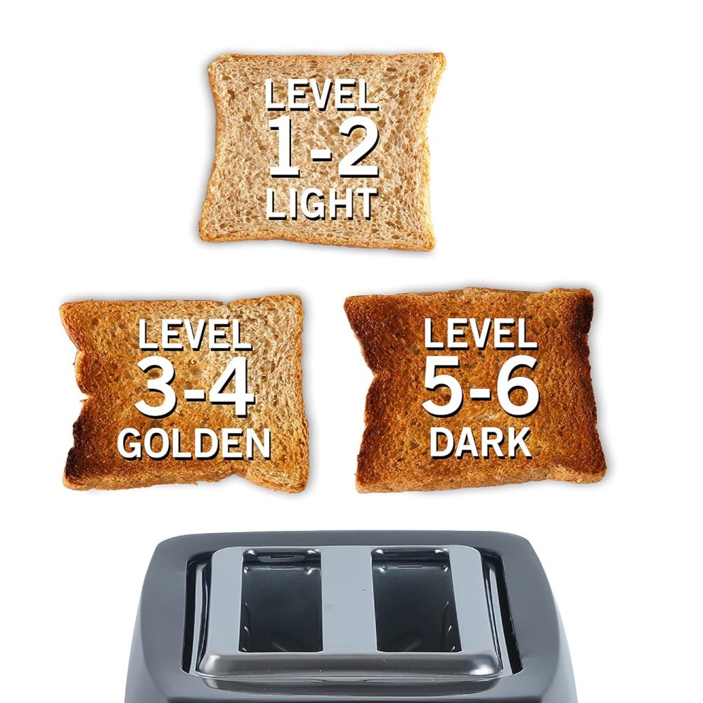 Commercial Chef CCT2201B - 2 Slice Toaster, Black - Image 4