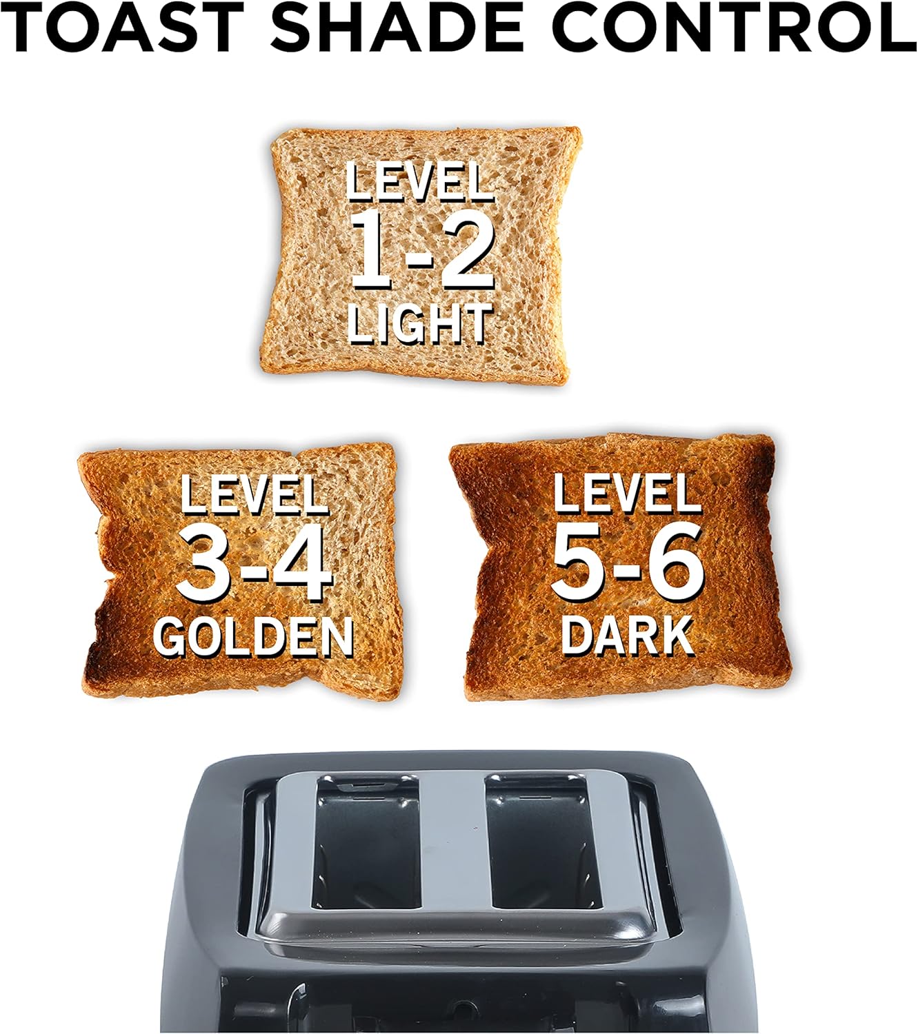 Commercial Chef CCT2201B - 2 Slice Toaster, Black - Image 4