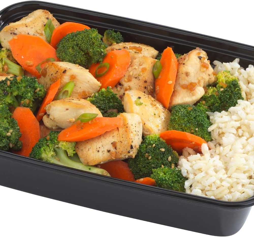 GoodCook Meal Prep Containers, Single Compartment 10-Pack, BPA-Free Reusable Food Storage, Black, Microwave & Freezer Safe, Stackable Meal Prep Containers for Lunches and Snacks - Image 6